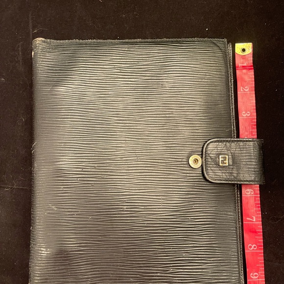 Fendi Other - Vintage Fendi Leather Agenda Planner